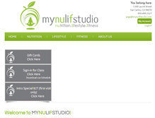 Tablet Screenshot of mynulifstudio.com